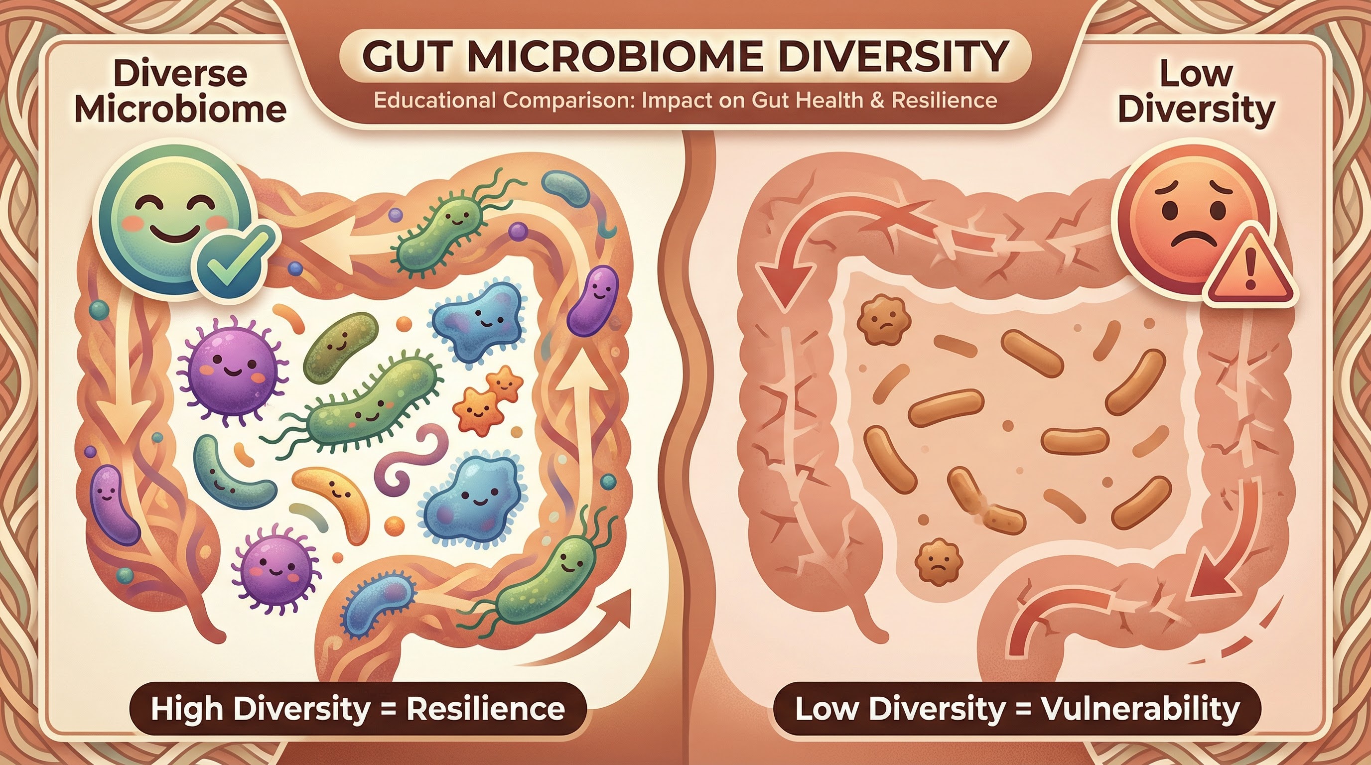 Gut Microbiome Diversity Comparison